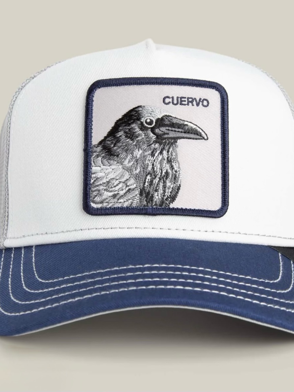 Goorin Bros. “TRICOLOR RAVEN” Cuervo. Mesh SnapBack NWT.